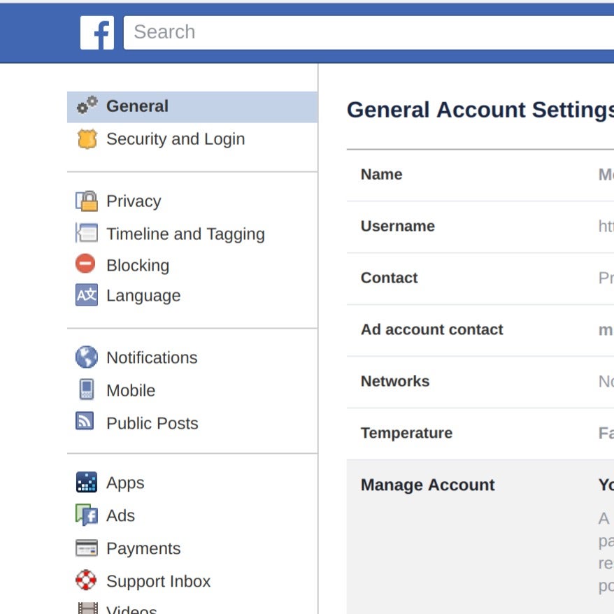 how to deactivate facebook account in mobile iphone