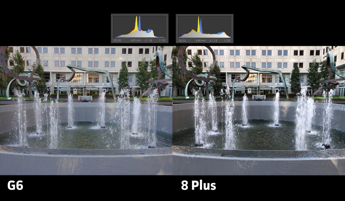 LG G6 vs iPhone 8 Plus exposure9