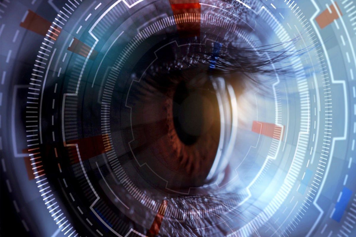eye tracking - biometric ID iris scan