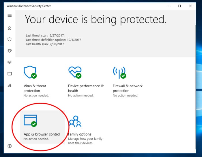 Exploit Guard Windows 10 fall creator 1