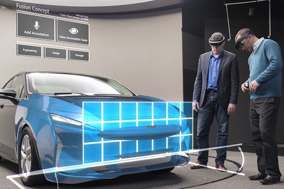 Ford HoloLens car design