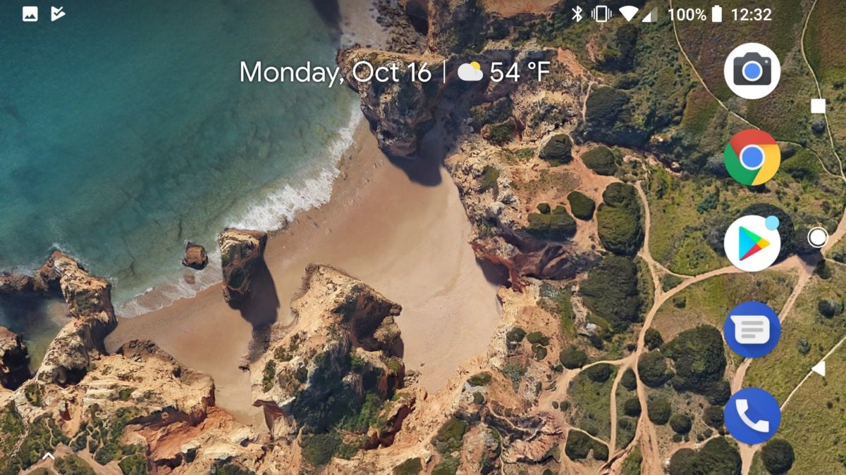 google pixel rotate home screen