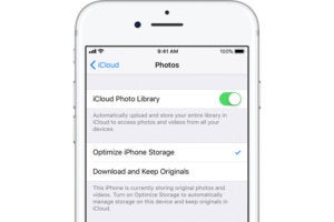 icloud photo library optimize