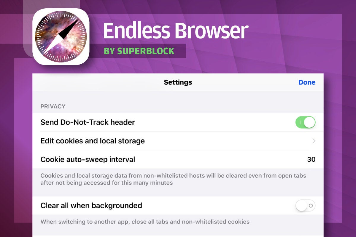 Alternative iOS Browsers - Endless Browser