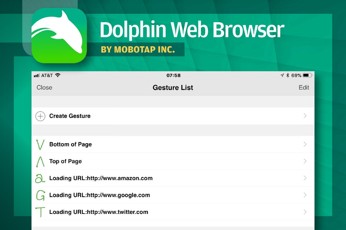 Alternative iOS Browsers - Dolphin Web Browser