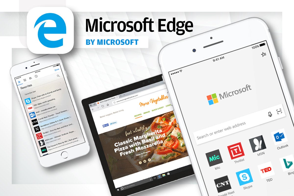 Alternative iOS Browsers - Microsoft Edge