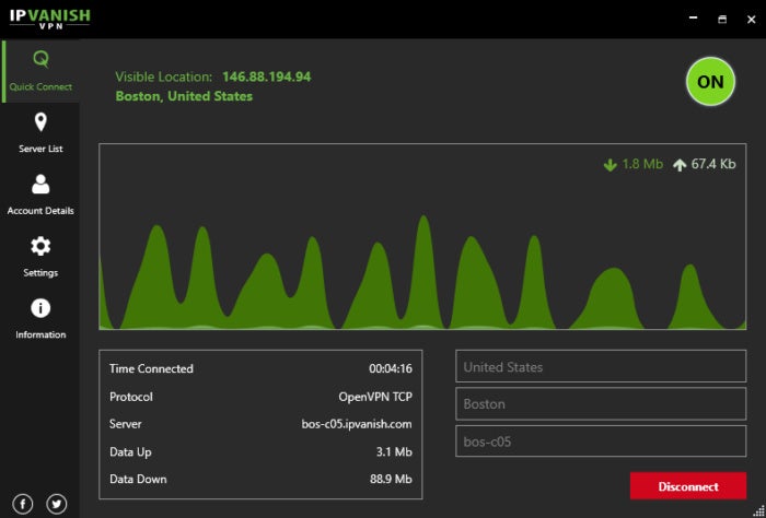 how vpn connect U.S. go IPVanish stand that based could review: A to VPN a