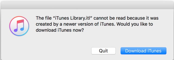 itunes library create new