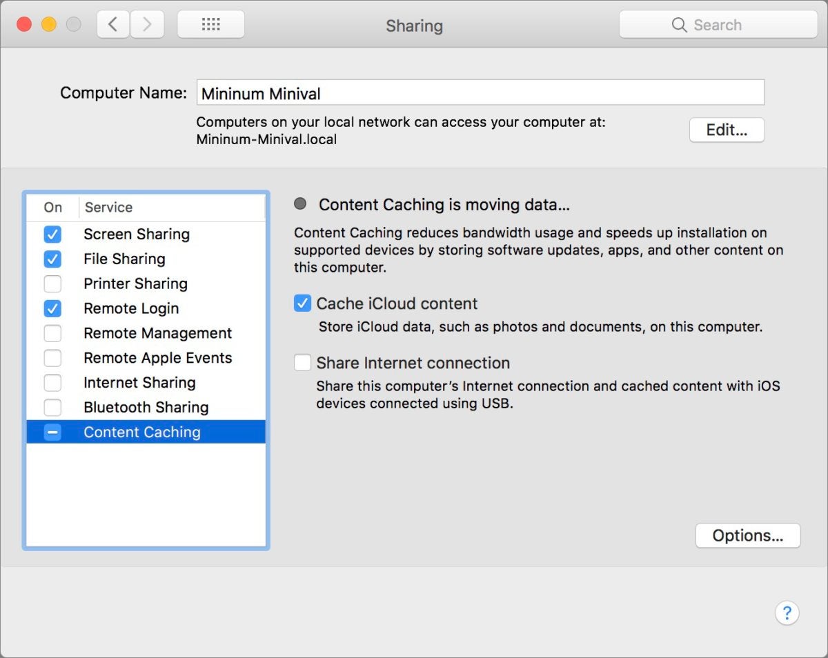 mac911 content caching