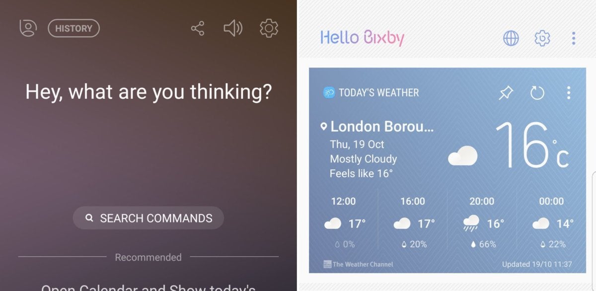 open bixby settings