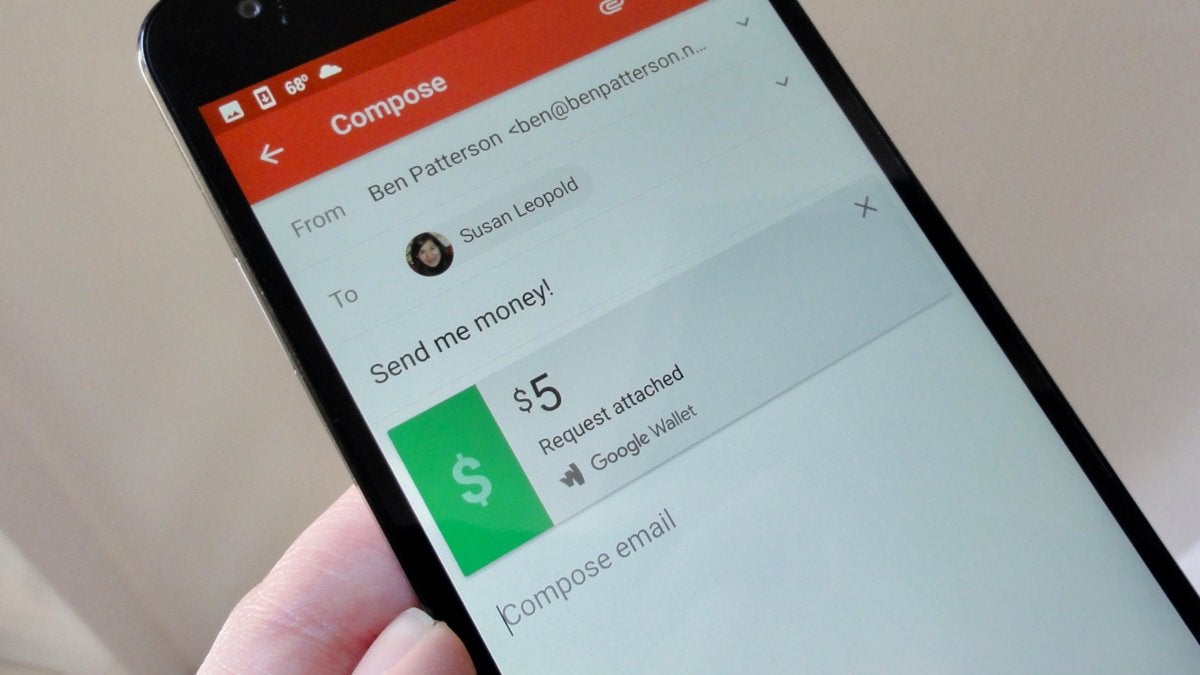 Google Wallet Gmail payment