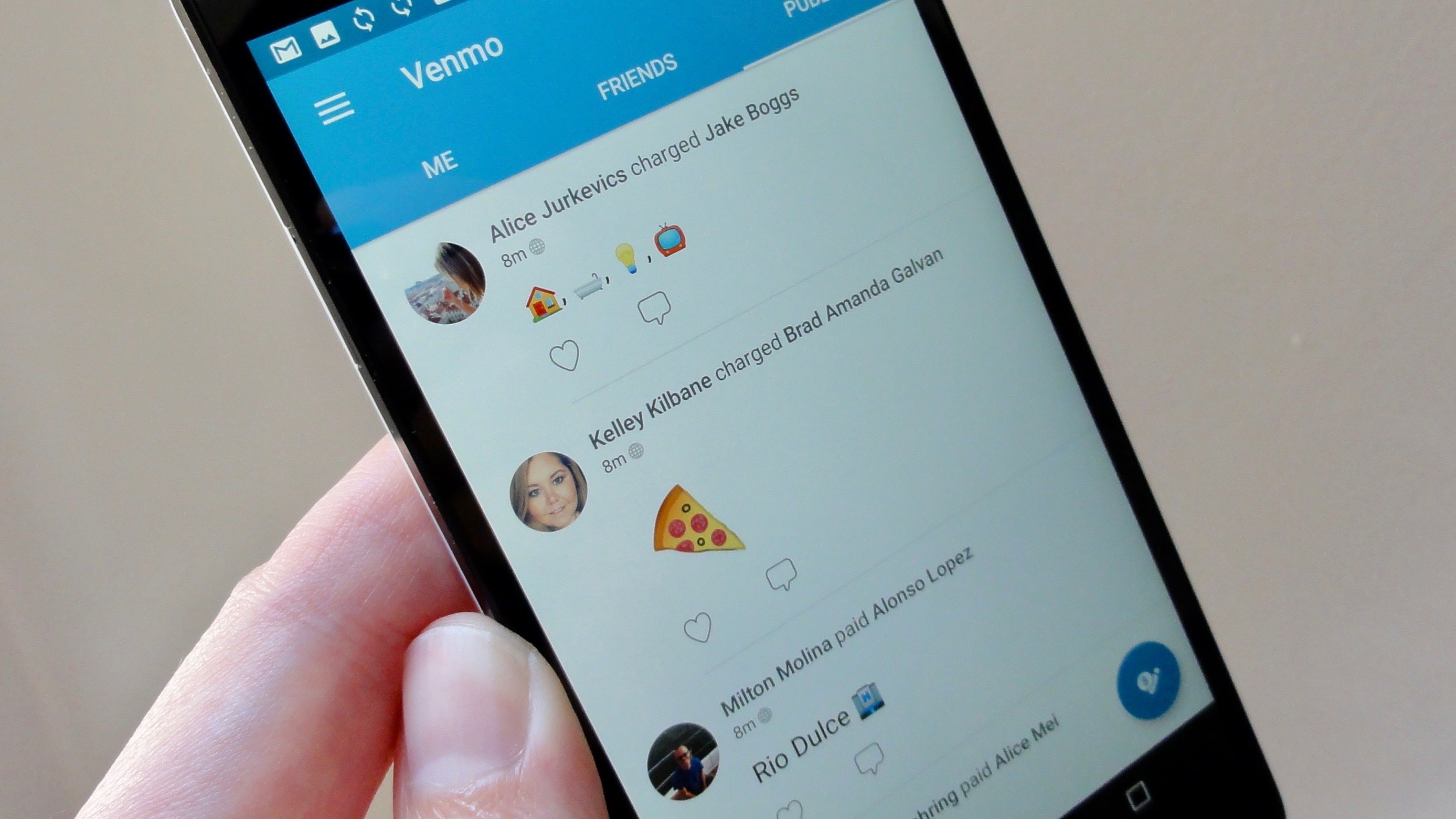 your friend on your contact should be on venmo friends list