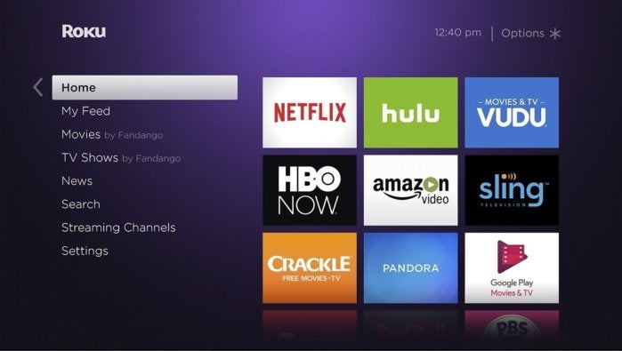 roku user interface