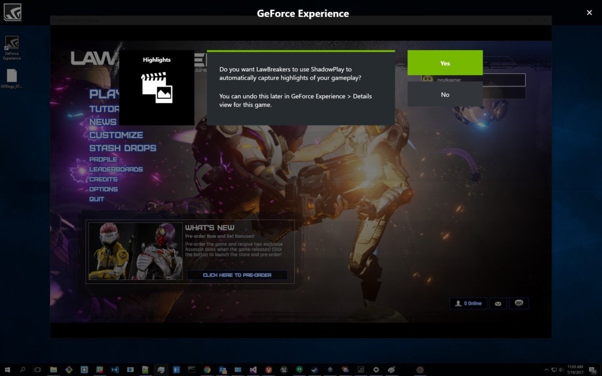 nvidia experience cannot connect to nvidia