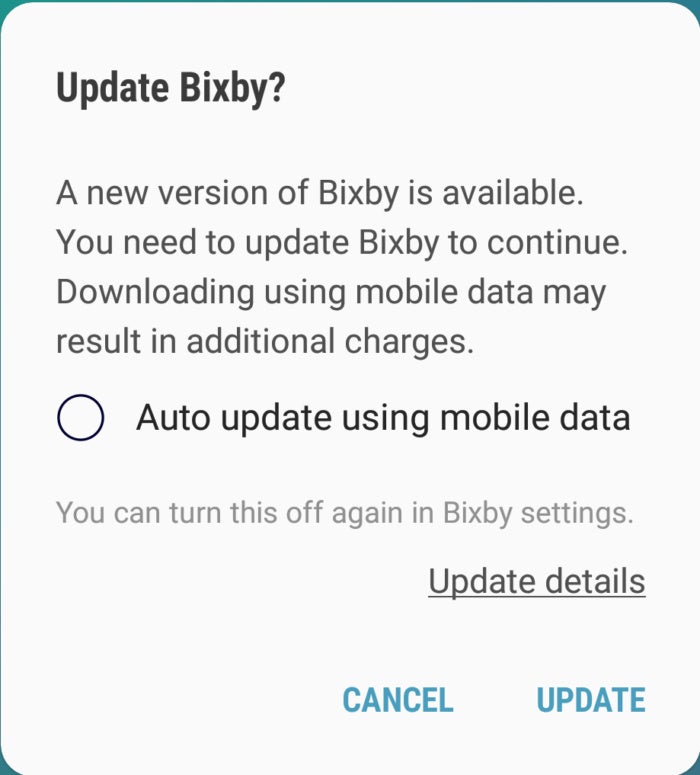 update bixby