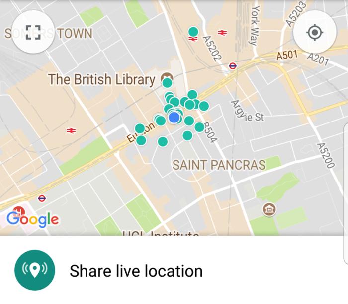 whatsapp live location 2