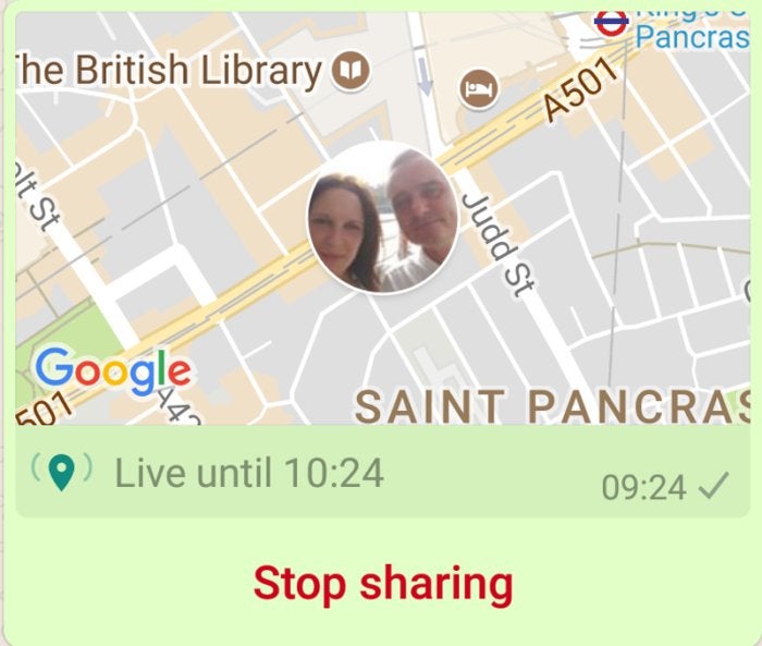 whatsapp live location 4