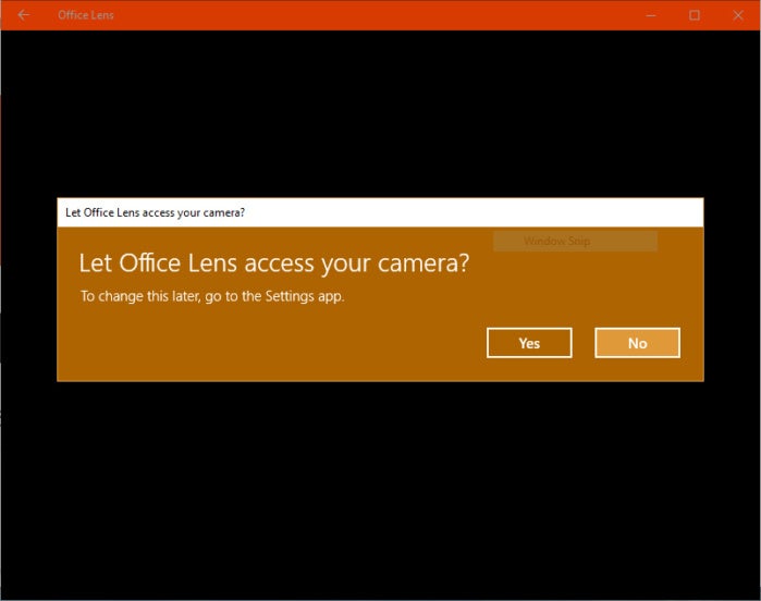 Windows 10 Fall Creators Update - app permission screen
