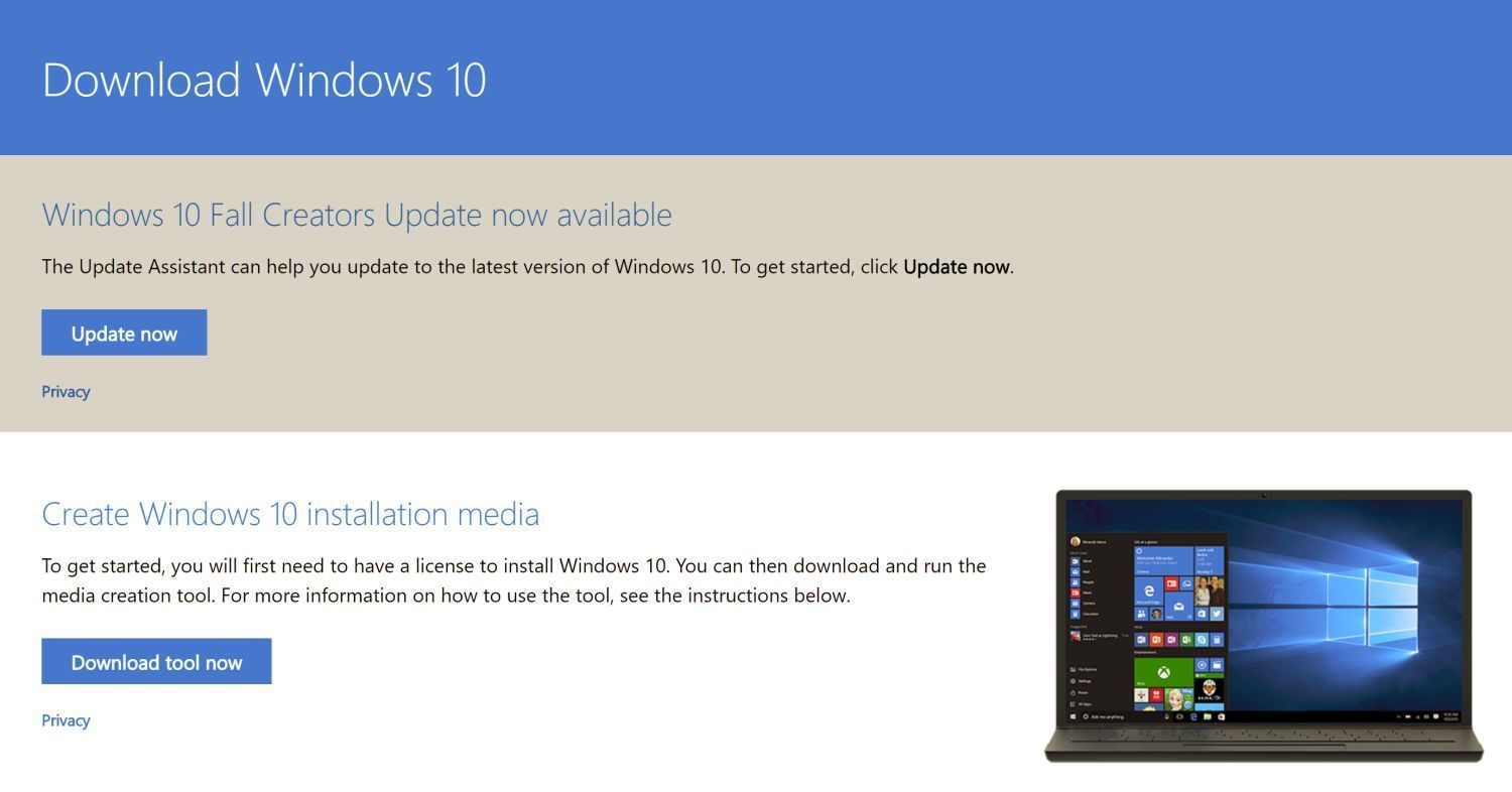 windows 10 update download