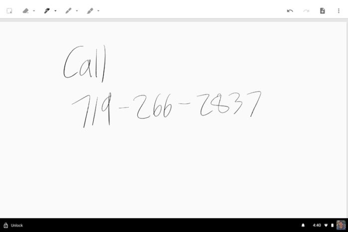 Chromebook Chrome OS tips - lock screen notes