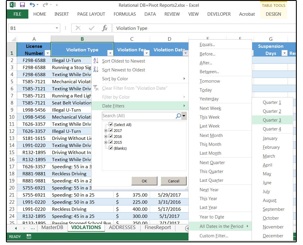 Excel Filters How To Use Number Text And Date Filters To Extract Only The Data You Need Pcworld 9751