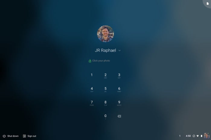 Chromebook Chrome OS tips - screen lock pin