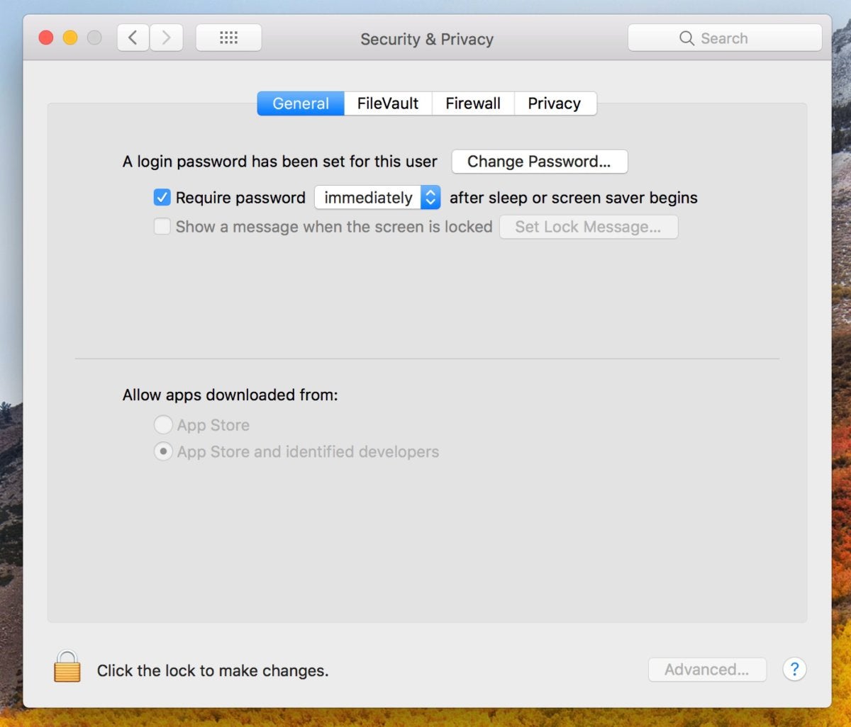 Mac dialogue window