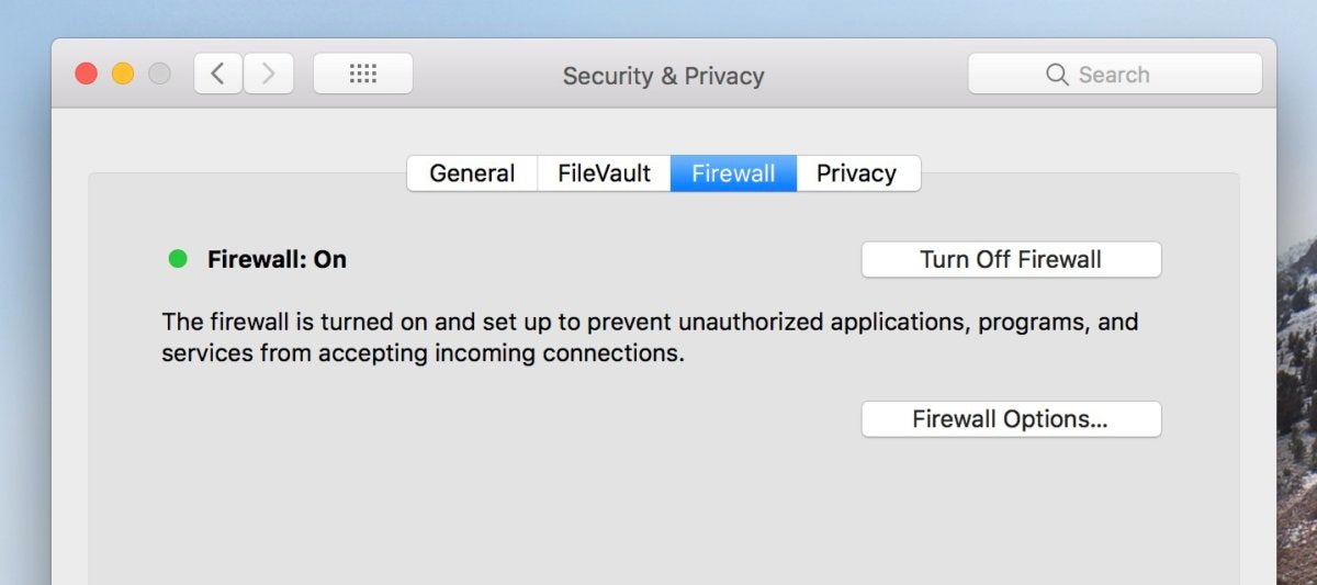 Mac dialogue window