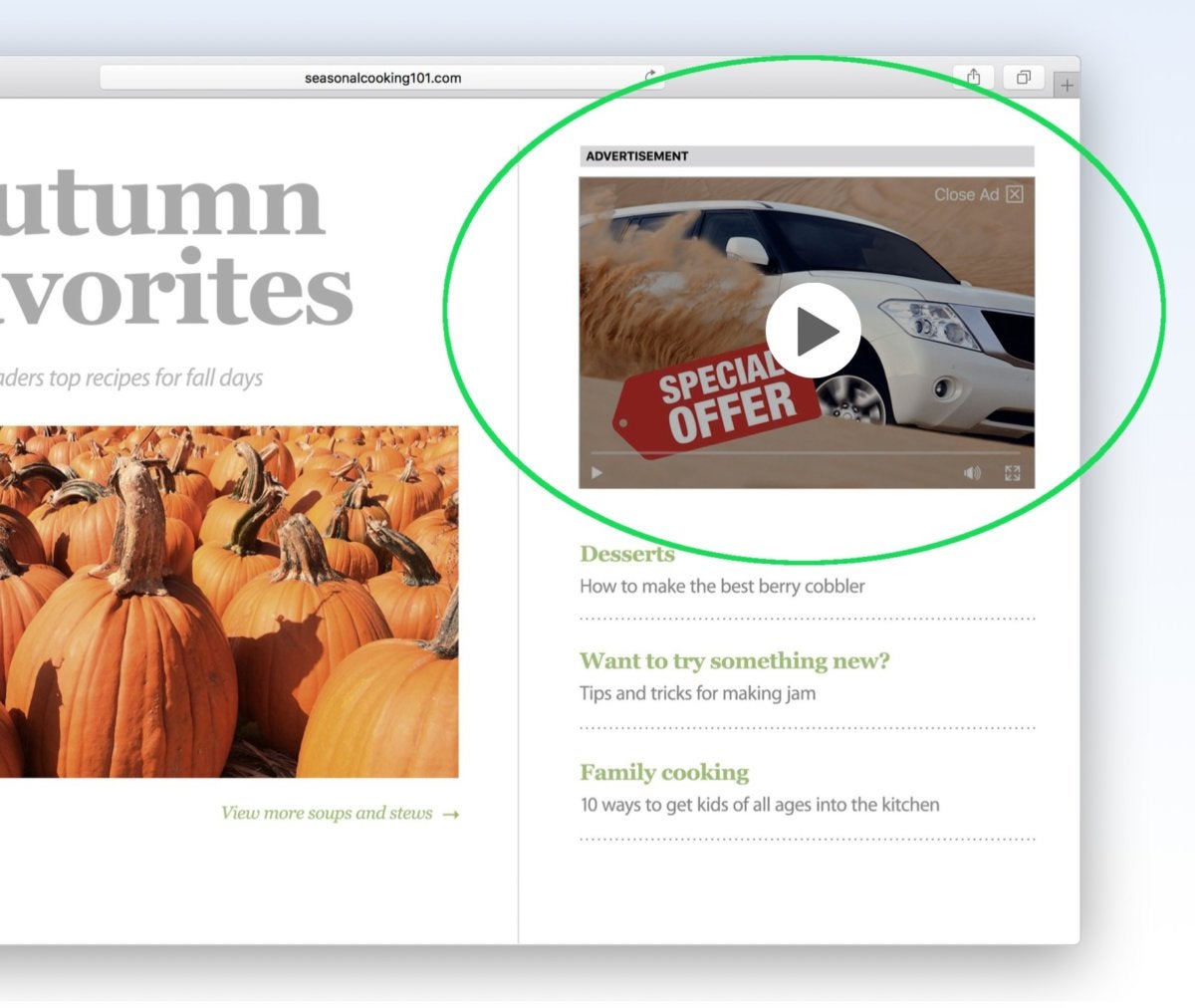Mac safari image