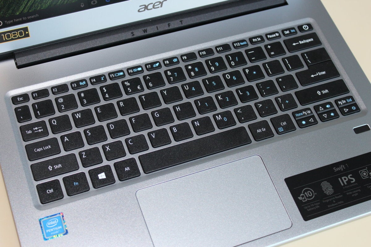 acer swift 1 keyboard