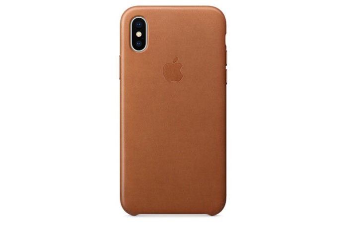 apple leather iphone x