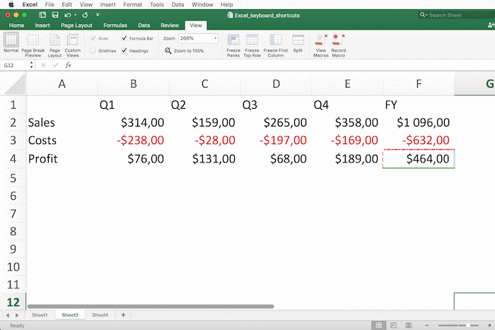 Quickly remove borders around cells in Excel