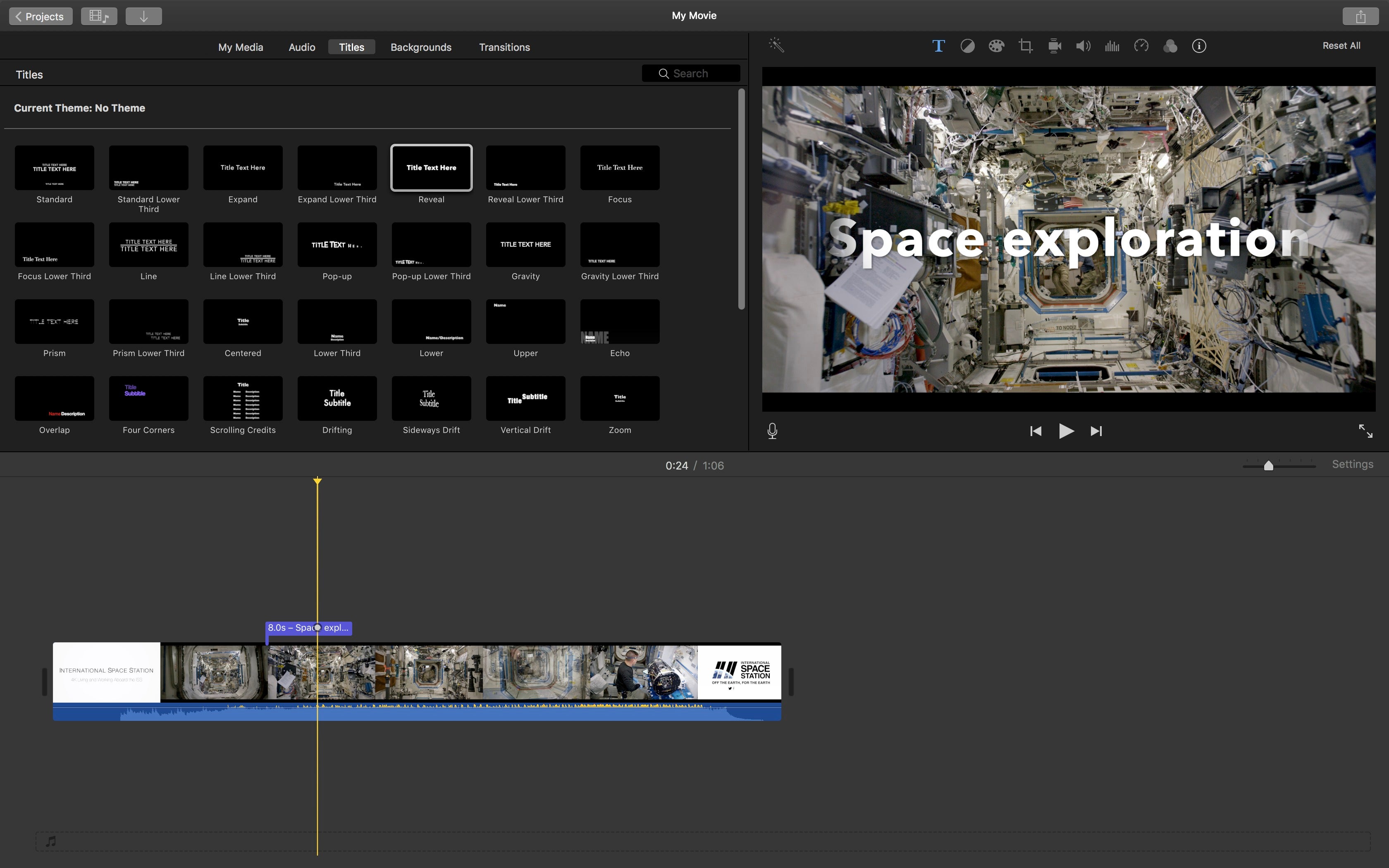 how to edit in imovie