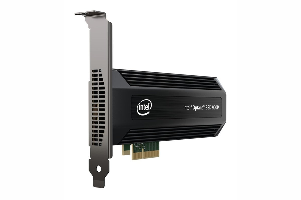 intel optane ssd 900p series aic left angle