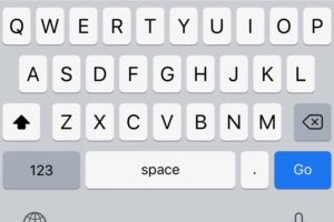 ios keyboard