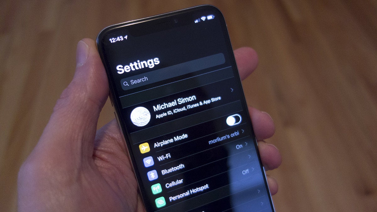 iphone theme mode dark potential can 12  How full iPhone X's iOS Macworld unlock