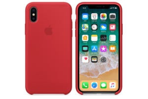 iphone x silicone product red