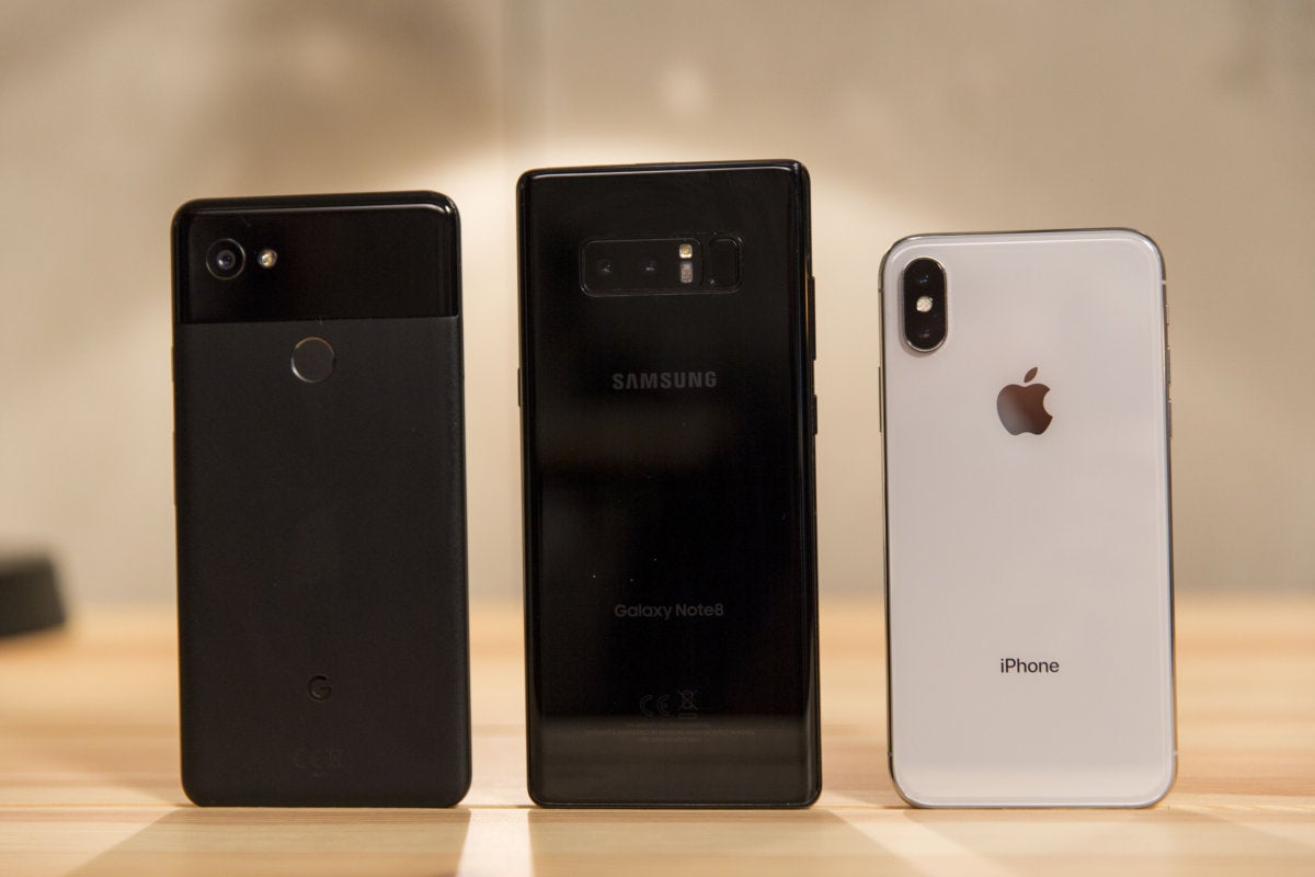 iphone x vs. android back2