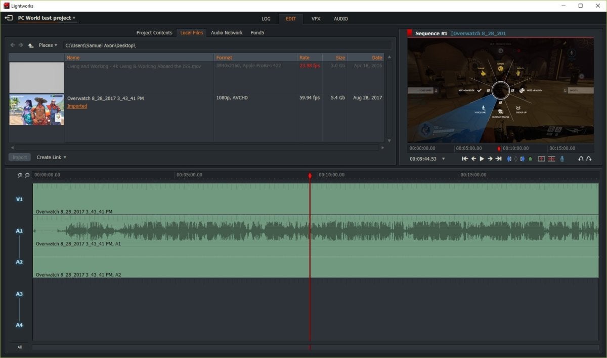 lightworks video editor for pc