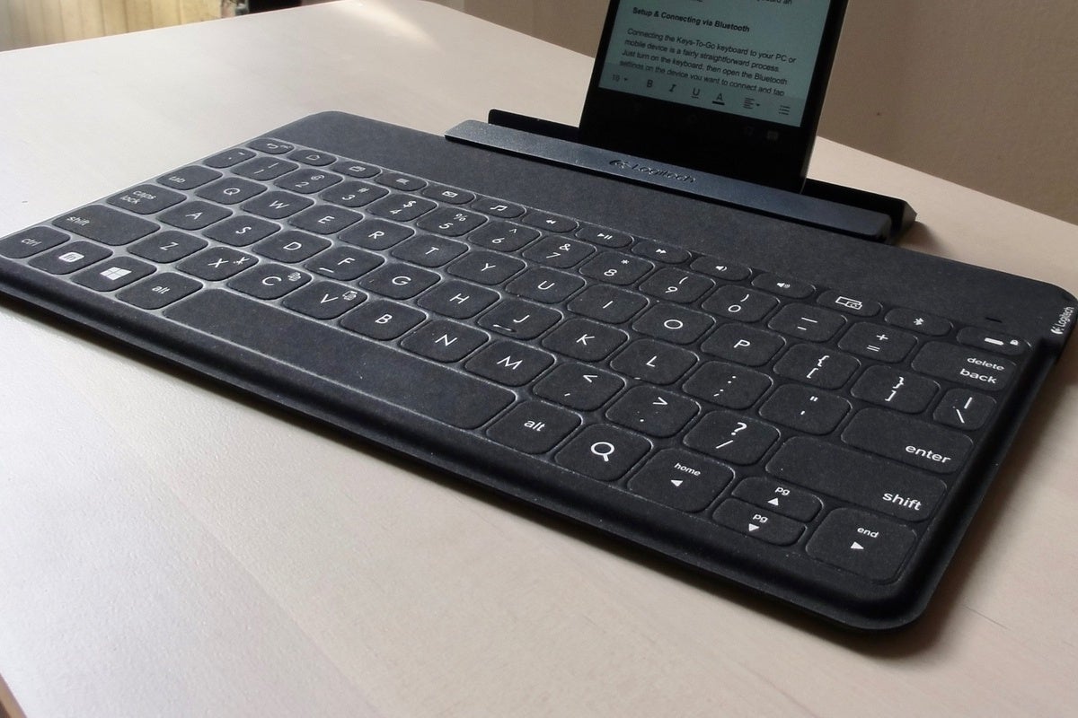 Logitech Keys To Go Review A Super Slim Keyboard That Ll Click With Mobile Typists Pcworld