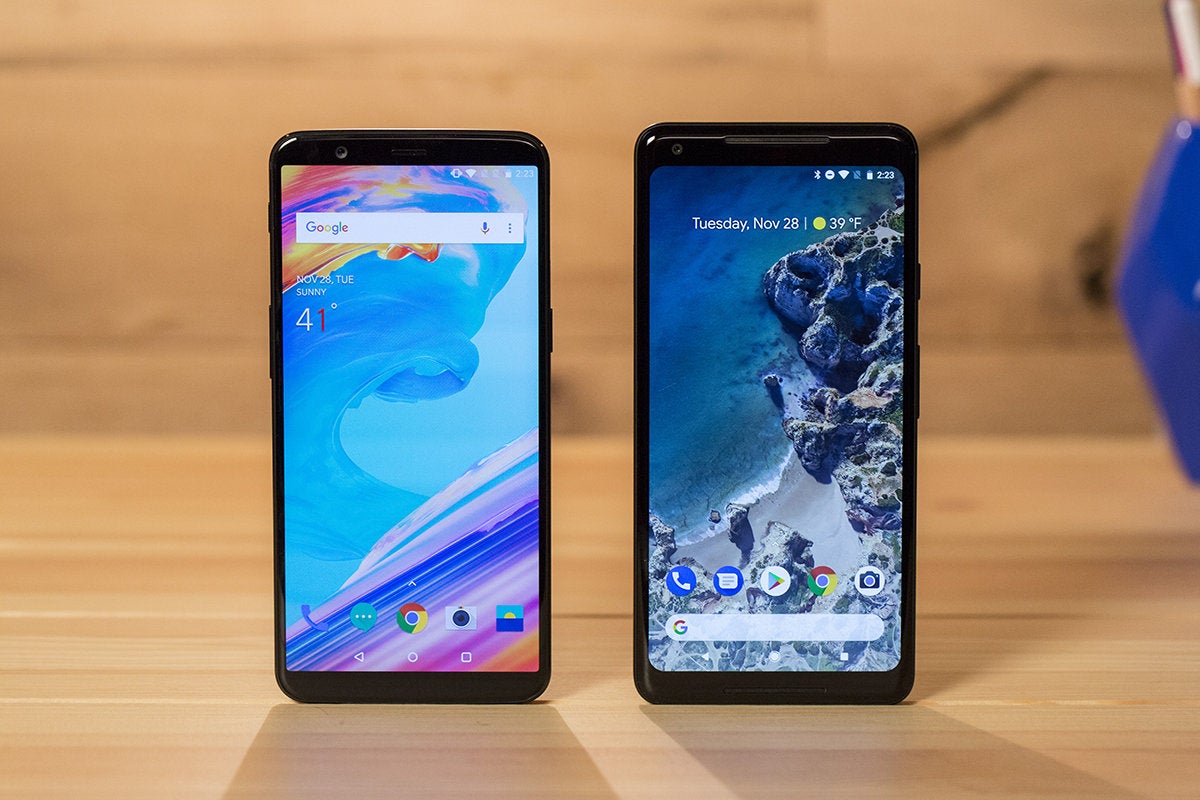 oneplus 5t pixel compare