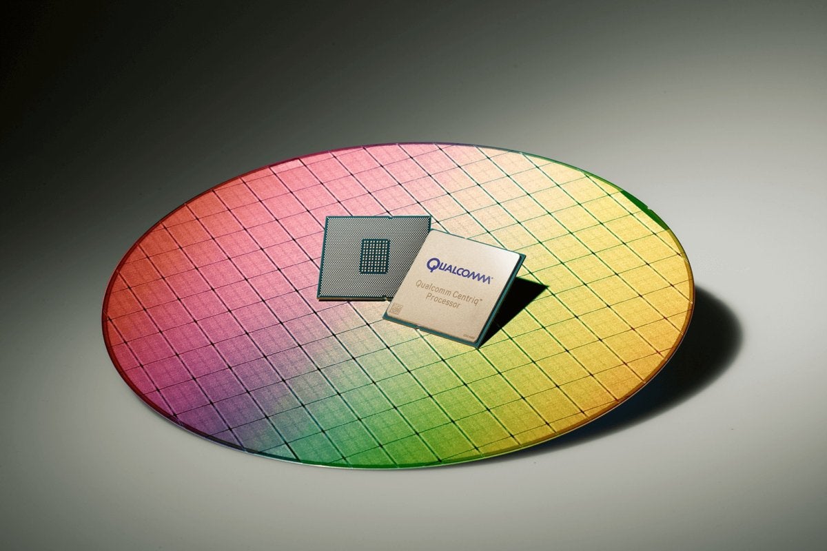 qualcomm centriq 2400 wafer processor color