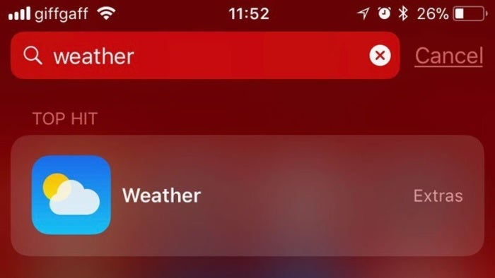 where are my missing apps search