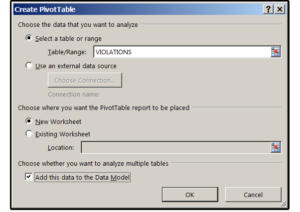 01 insert create pivottable