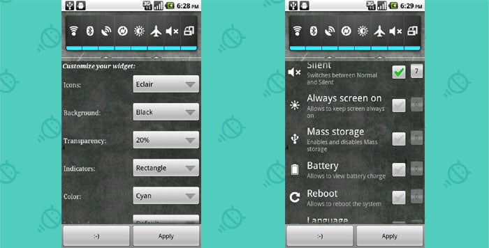 Android Nostalgia - Forgotten Apps: Extended Controls
