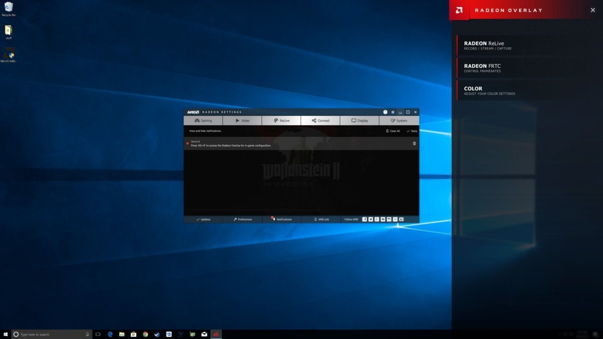 Radeon software color online settings