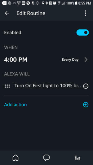 Amazon Echo Plus routines