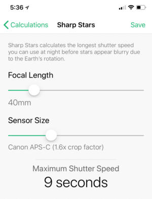 cascable sharp stars