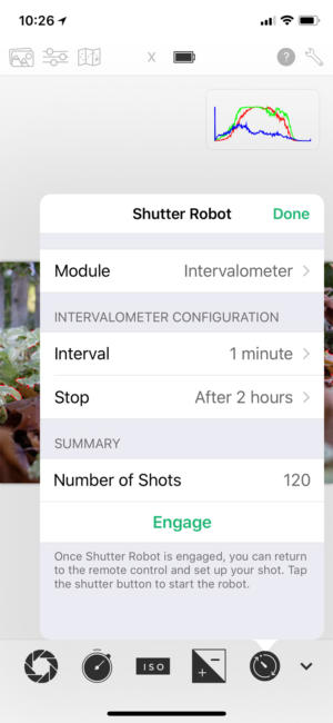 cascable shutter robot