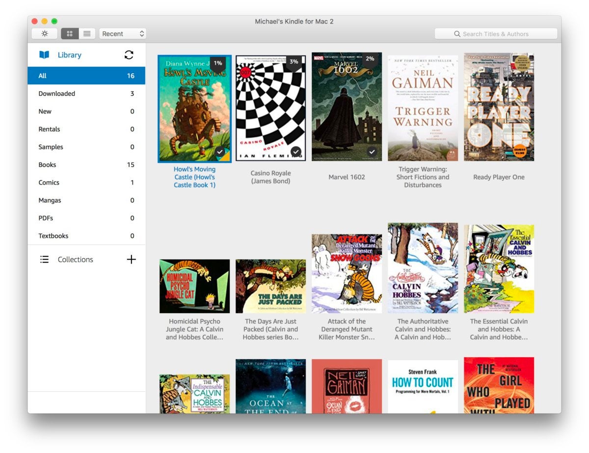 kindle mac os x